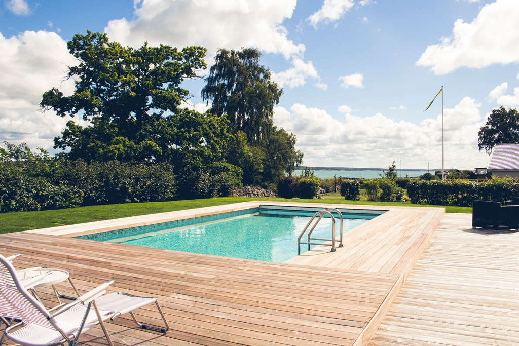 Komplett poolpaket med utrustning